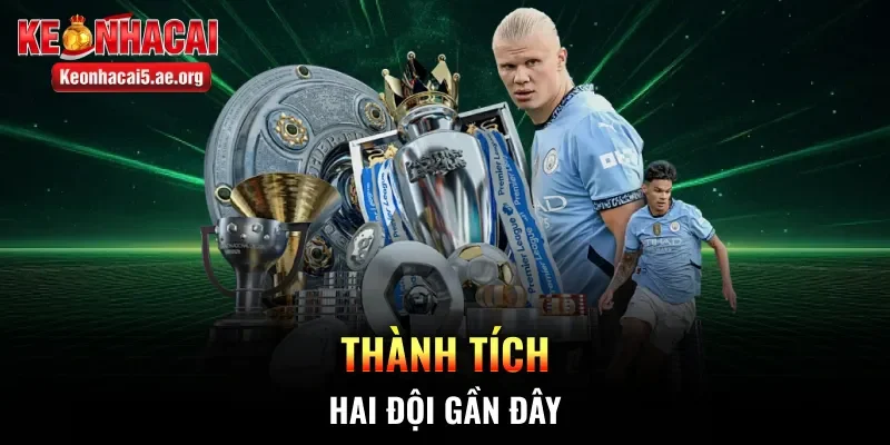 Thành tích hai đội gần đây